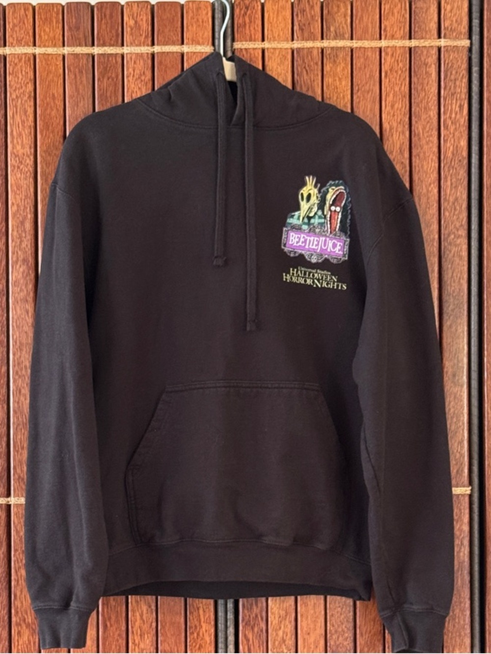 Universal Studio Halloween Horror Nights Beetlejuice Black Hoodie